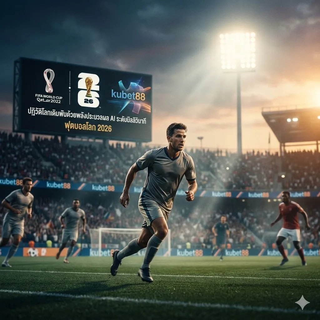 kubet88 x ฟุตบอลโลก 2026: ปฏิวัติโลกเดิมพันด้วยพลังประมวลผล AI ระดับมิลลิวินาที
